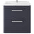 Hudson Reed Solar Cool 600/800mm Vanity Unit - Floor Standing 2 Drawer Unit with Basin - Unbeatable Bathrooms