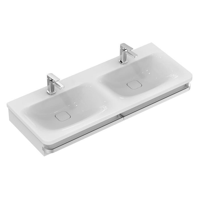 Sottini Turano 1200mm Double Vanity Unit - Wall Hung 2 Drawer Unit - Unbeatable Bathrooms