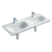 Sottini Turano 1200mm Double Vanity Unit - Wall Hung 2 Drawer Unit - Unbeatable Bathrooms