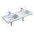 Sottini Turano 1200mm Double Vanity Unit - Wall Hung 2 Drawer Unit - Unbeatable Bathrooms