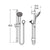 Sottini Borbera M3 Shower Kit with Three Function - Unbeatable Bathrooms