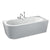 Sottini Bormida 1800 x 800mm Asymmetric Double Ended Bath - Unbeatable Bathrooms