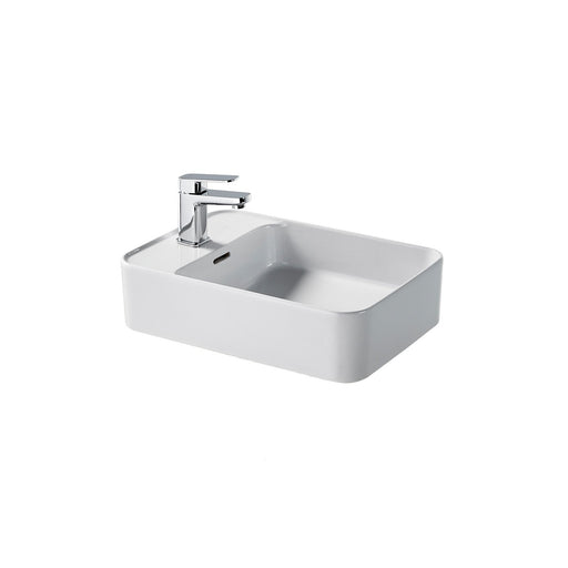 Sottini Fusaro 500mm 1TH Wall Hung Basin with Overflow - Unbeatable Bathrooms