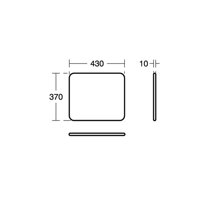 Sottini Gravina 50cm Wooden Shelf for Gravina Washstand - Unbeatable Bathrooms