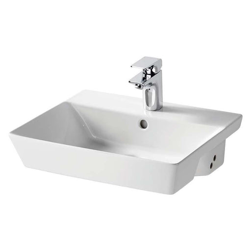 Sottini / Ideal Standard Isarca 500mm 1TH Semi-Countertop Basin - Unbeatable Bathrooms