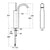 Sottini Mazaro Single Lever Tall Basin Mixer with Curved Spout - Unbeatable Bathrooms