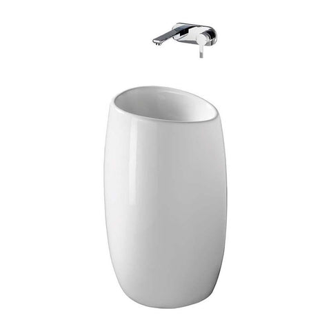 Sottini Ombrone 510mm Totem Full Pedestal Basin - 0TH - Unbeatable Bathrooms