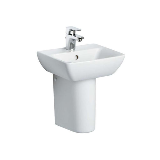 Sottini Santorini Bow 40cm Pedestal Basin - 1TH - Unbeatable Bathrooms