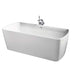 Sottini Timavo 1800 x 850mm Freestanding Bath with Clicker Waste & Slotted Overflow - Unbeatable Bathrooms