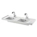 Sottini Tinella 1200mm Double Vanity Unit - Wall Hung 2 Drawer Unit - Unbeatable Bathrooms