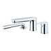 Sottini Turano Single Lever Three Hole Bath Shower Mixer with Spout & Handspray - Unbeatable Bathrooms