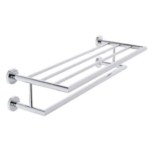Vado Spa 600mm Towel Shelf with Towel Rail - Unbeatable Bathrooms