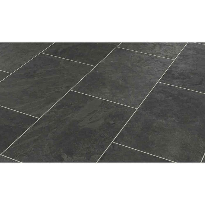 Karndean Knight Tile Stone Shade Black Riven Slate Tile (Per M²) - Unbeatable Bathrooms