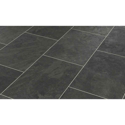 Karndean Knight Tile Stone Shade Black Riven Slate Tile (Per M²) - Unbeatable Bathrooms