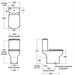Ideal Standard Studio Echo Close Coupled Toilet - Unbeatable Bathrooms