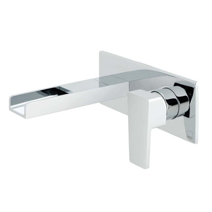 Vado Synergie Two Hole Basin Mixer with Waterfall Spout - Unbeatable Bathrooms