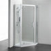 Ideal Standard Synergy Pentagon Shower Enclosure with Pivot Door & IdealClean Clear Glass - Unbeatable Bathrooms