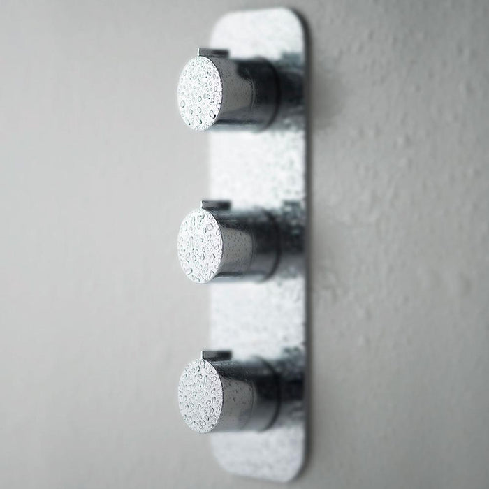 Vado Tablet Altitude Concealed 2 Outlet, 3 Handle Thermostatic Shower Valve - Unbeatable Bathrooms