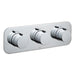 Vado Tablet Altitude Concealed 2 Outlet, 3 Handle Thermostatic Shower Valve - Unbeatable Bathrooms