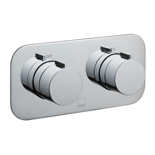Vado Tablet Altitude Concealed 2 Outlet, 2 Handle Thermostatic Shower Valve with All-Flow Function - Unbeatable Bathrooms