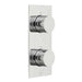 Vado Omika Two Outlet Two Handle Vertical Tablet Thermostatic Shower Valve - Unbeatable Bathrooms