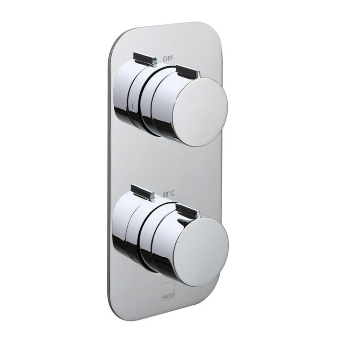 Vado Tablet Altitude Concealed 1 Outlet, 2 Handle Thermostatic Shower Valve - Unbeatable Bathrooms