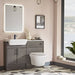 Tavistock Round Dual Toilet Flush Button - Matt Black - TR9022 - Unbeatable Bathrooms