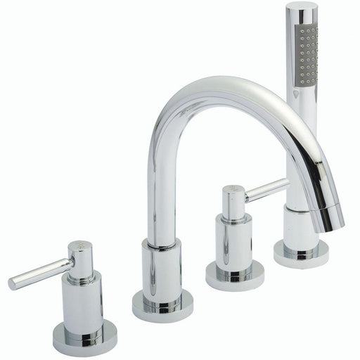 Hudson Reed Tec 4 Tap Hole Bath Mixer - Unbeatable Bathrooms