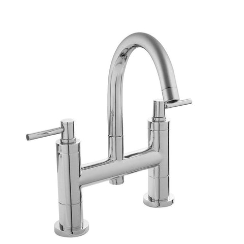 Hudson Reed Tec Lever Bath Filler Small Swivel Spout - Unbeatable Bathrooms
