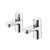 Ideal Standard Tempo 35cm 2TH Cloakroom Full Pedestal Basin - Unbeatable Bathrooms