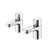 Ideal Standard Tempo Basin pillar taps pair - Unbeatable Bathrooms