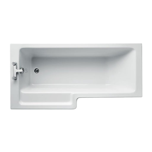 Ideal Standard Tempo Cube 1700 x 850mm Idealform Plus+ Shower Bath - Unbeatable Bathrooms