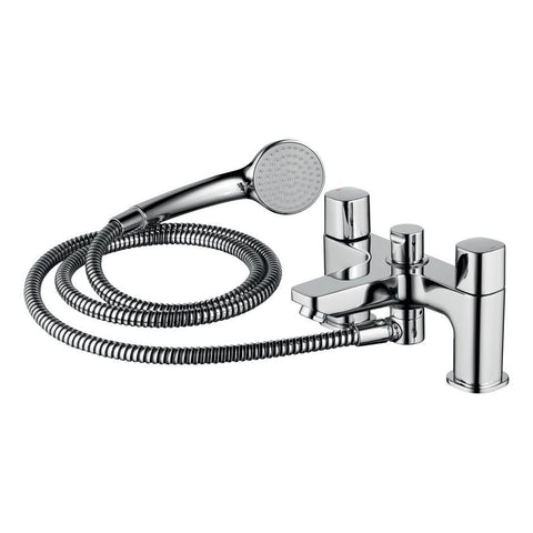 Ideal Standard Tempo Dual control two hole bath shower mixer with shower set - Unbeatable Bathrooms