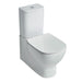 Ideal Standard Tesi Close Coupled Toilet with Horizontal Outlet (Closed Back) - Unbeatable Bathrooms