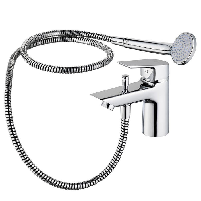 Ideal Standard Tesi single lever one hole bath shower mixer with shower set - Unbeatable Bathrooms
