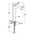 Ideal Standard Tesi single lever vessel basin mixer no waste - Unbeatable Bathrooms