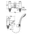 Ideal Standard Tesi two hole dual control bath shower mixer with shower set - Unbeatable Bathrooms