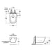 Ideal Standard Tesi wall hung bidet - one taphole - Unbeatable Bathrooms