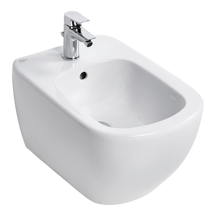 Ideal Standard Tesi wall hung bidet - one taphole - Unbeatable Bathrooms