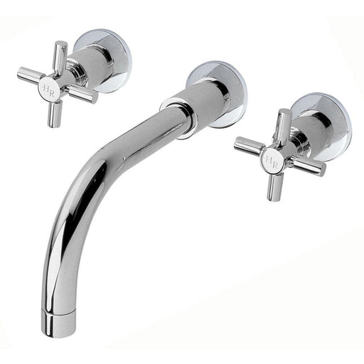 Hudson Reed Tec Crosshead Wall Hung Basin Mixer - Unbeatable Bathrooms