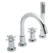 Hudson Reed Tec 4 Tap Hole Bath Mixer TEX334S - Unbeatable Bathrooms