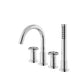 Hudson Reed Industrial 4Thaphole Deck Mounted Bsm - Unbeatable Bathrooms