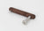 Yoku Single Toilet Roll Holder - Walnut - Unbeatable Bathrooms