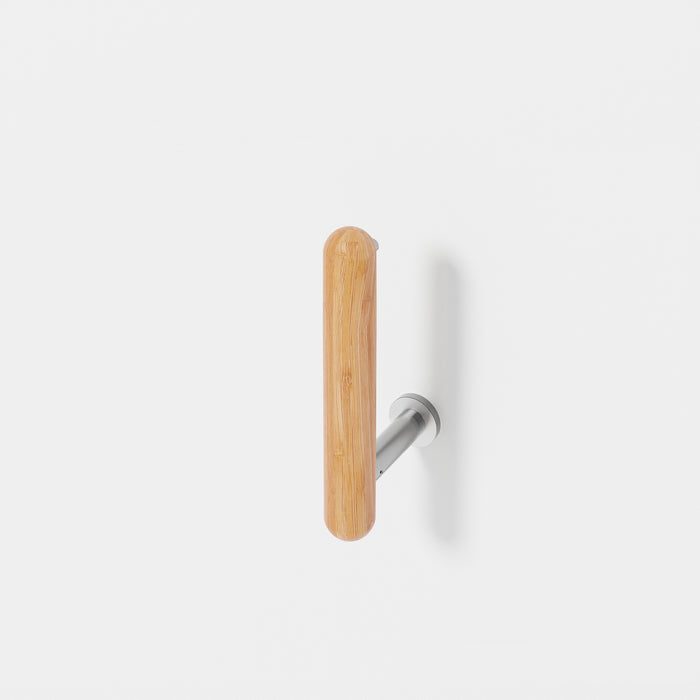 Yoku Single Toilet Roll Holder - Bamboo - Unbeatable Bathrooms