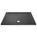 Hudson Reed Slimline Rectangle Shower Tray - Black Slate - Unbeatable Bathrooms