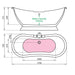 Charlotte Edwards Trafalgar 1700 x 720mm Traditional Roll Top Freestanding Bath - Unbeatable Bathrooms