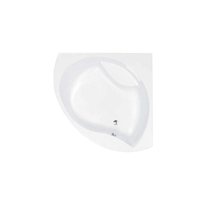 Carron Tranquility 1300mm x 1300mm Carronite Corner Bath - White - Unbeatable Bathrooms