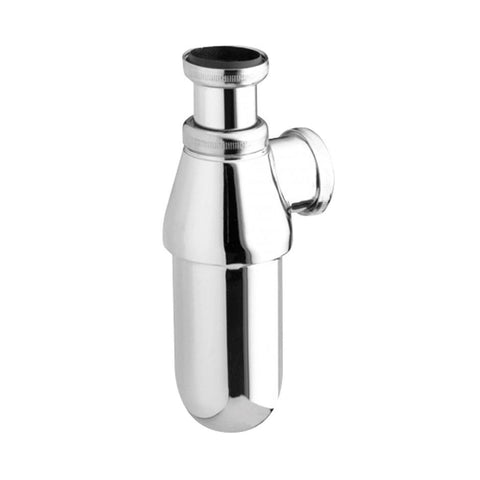 Armitage Shanks Trap 1-1/2inch Bottle with 75mm Seal, Outlet Screwed -1/2inch Bsp Male with Compression Nut and Ring - Unbeatable Bathrooms