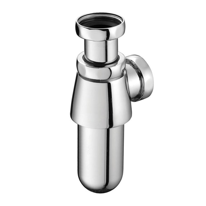 Armitage Shanks Trap 1-1/4inch Metal Bottle, 75Mm Seal, Outlet Screwed 1-1/4" Bsp Male With Compression Nut And Ring - Unbeatable Bathrooms