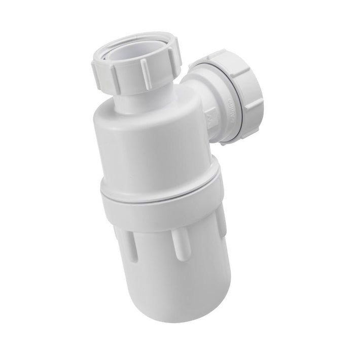 Armitage Shanks Trap 1-1/2inch Plastic Bottle With 75mm Seal, Multi-Purpose Outlet - Unbeatable Bathrooms